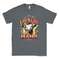 Charcoal Heather Country Mama Classic Tee - HowdyJamesFarm