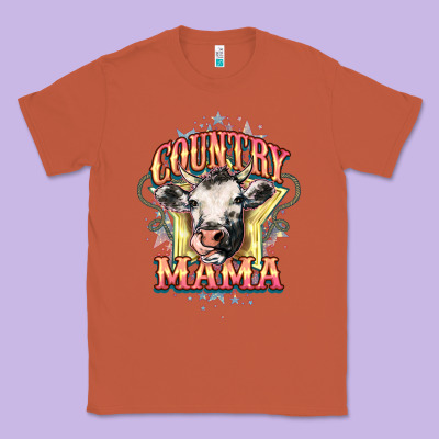 Country Mama Classic Tee Designed By Howdyjamesfarm