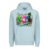 Blue Mist name flying into 100 days of school Premium Hoodie - CowhideDigitalArt