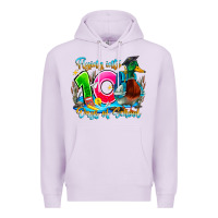 Lilac name flying into 100 days of school Premium Hoodie - CowhideDigitalArt