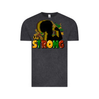 Vintage Black She is strong Black History Vintage Tee - HowdyJamesFarm