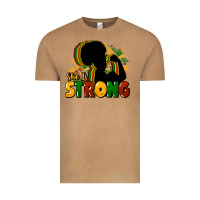 Vintage Camel She is strong Black History Vintage Tee - HowdyJamesFarm