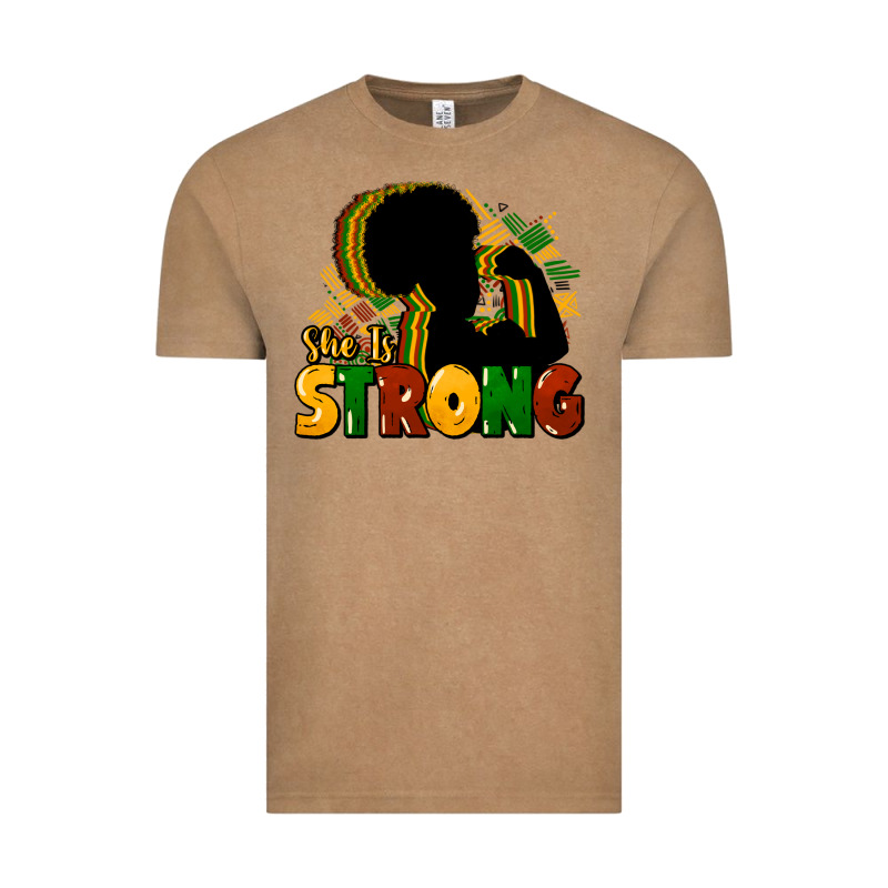 She Is Strong Black History Vintage Tee by HowdyJamesFarm | Teevron