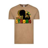 Vintage Coffee She is strong Black History Vintage Tee - HowdyJamesFarm