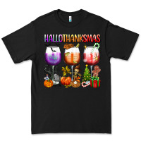 Black hallothanksmas Premium Tee - texasbilliewilder