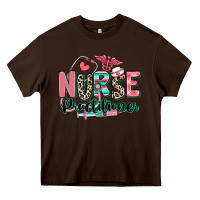 Chocolate Brown nurse practitioner Heavy Core Tee - RanaPortraitStore