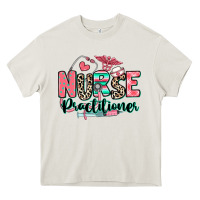 Cream nurse practitioner Heavy Core Tee - RanaPortraitStore