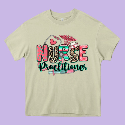 Nurse Practitioner Heavy Core Tee Designed By Ranaportraitstore