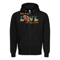 Black for the love  of the game Zipper Hoodie - BarkalooDesign