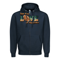 Navy for the love  of the game Zipper Hoodie - BarkalooDesign