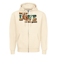 Sandshell for the love  of the game Zipper Hoodie - BarkalooDesign