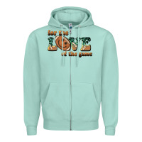 Seafoam for the love  of the game Zipper Hoodie - BarkalooDesign