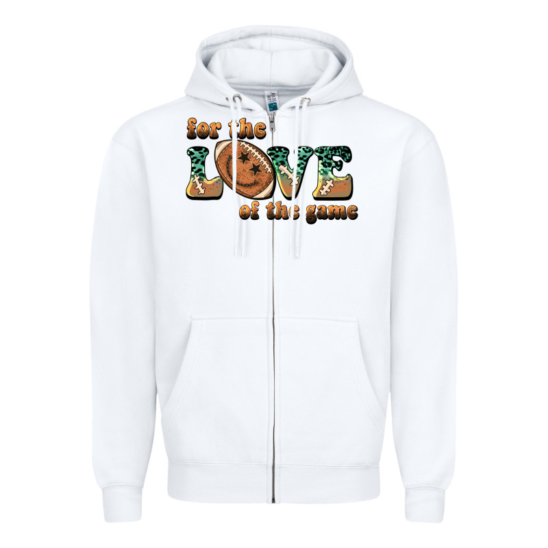 For The Love  Of The Game Zipper Hoodie by BarkalooDesign | Teevron