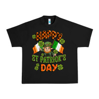 Black happy st patricks day Urban Heavy Tee - CowGirlArtShop