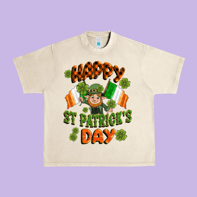 Happy St Patricks Day Urban Heavy Tee Designed By Cowgirlartshop