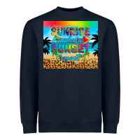 Navy sunrise sunburn sunset repeat Heavyweight Sweatshirt - Artiststas
