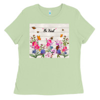 Matcha be kind wildflower Ladies Tee - TumblerDesignByShophia