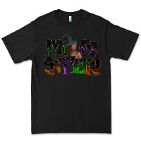 Black Momster with witch Premium Tee - NancyCooperArtShop