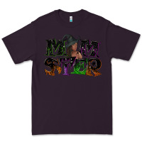 Plum Momster with witch Premium Tee - NancyCooperArtShop