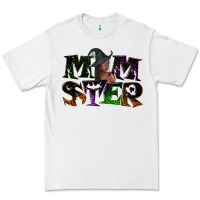 White Momster with witch Premium Tee - NancyCooperArtShop
