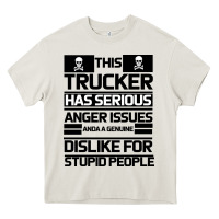 Cream TRUCKER Heavy Core Tee - Bettercallsaul