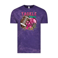 Cloud Purple Tackle Cancer Vintage Tee - HowdyJamesFarm