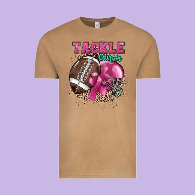 Tackle Cancer Vintage Tee Designed By Howdyjamesfarm
