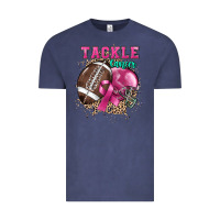 Vintage Denim Tackle Cancer Vintage Tee - HowdyJamesFarm