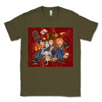 Army Green wizard kids with glitter Classic Tee - TumblerDesignByShophia