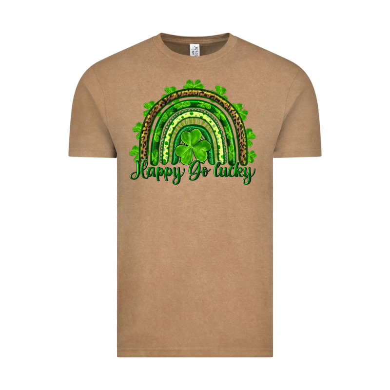 St. Patrick's Day Happy Go Lucky Vintage Tee by RanaPortraitStore | Teevron