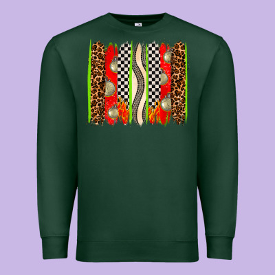 Race Brushstrokes Premium Sweatshirt Designed By Adodesignshop