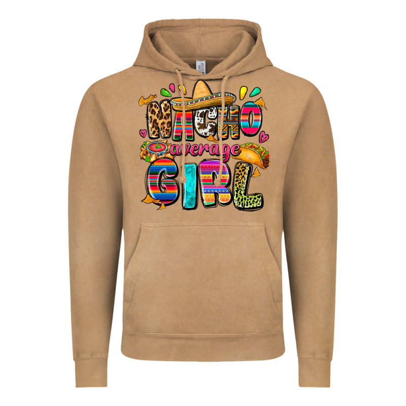 Nacho Average Girl Vintage Hoodie by FaDigitalArtStudio | Teevron