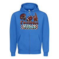 True Royal football vibes Zipper Hoodie - BarkalooDesign