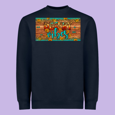 Desert Vibes License Plate Heavyweight Sweatshirt Designed By Artiststas