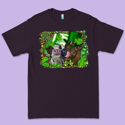 St. Patrick's Day Heifers Premium Tee Designed By Ranaportraitstore