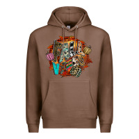 Chestnut Fall Vibes Premium Hoodie - CowhideDigitalArt