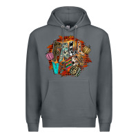 Rock Fall Vibes Premium Hoodie - CowhideDigitalArt