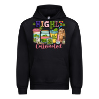 Black highly caffeinated Urban Hoodie - JahusDesignShop