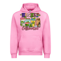 Fuchsia Pink highly caffeinated Urban Hoodie - JahusDesignShop