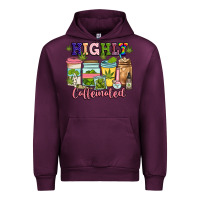Mauve Wine highly caffeinated Urban Hoodie - JahusDesignShop