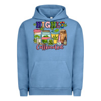 Pigment Pebble Blue highly caffeinated Urban Hoodie - JahusDesignShop