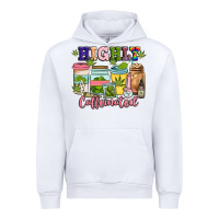White highly caffeinated Urban Hoodie - JahusDesignShop