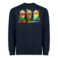 Navy hello summer Heavyweight Sweatshirt - Artiststas