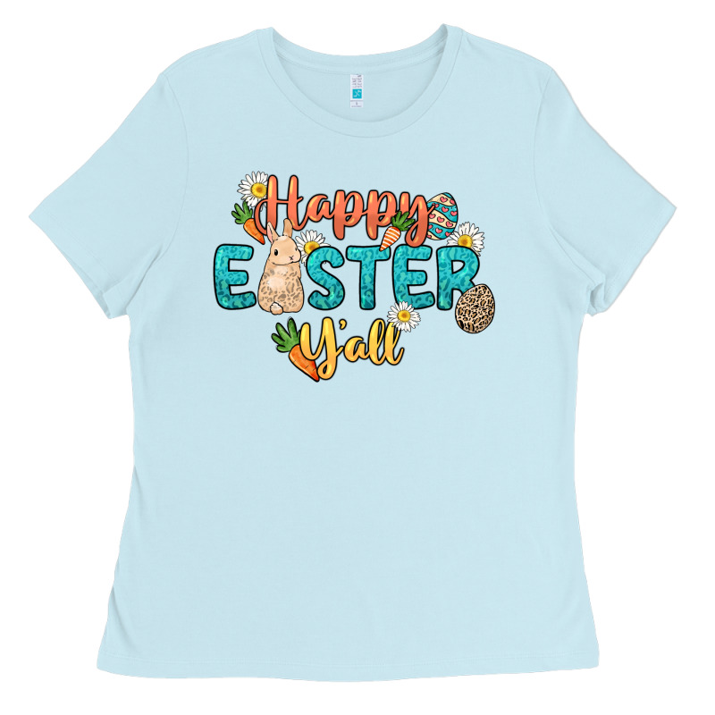 Happy Easter Y'all Easter Day Ladies Tee by HowdyJamesFarm | Teevron