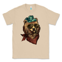 Mushroom Bear cowboy bandana glasses Classic Tee - HowdyJamesFarm