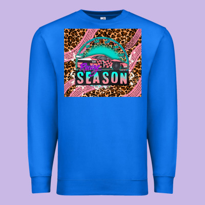 Pink Racing Car Premium Sweatshirt Designed By Adodesignshop
