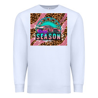 White pink racing car Premium Sweatshirt - AdoDesignShop