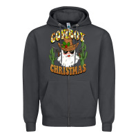 Smoke cowboy christmas santa Zipper Hoodie - BarkalooDesign