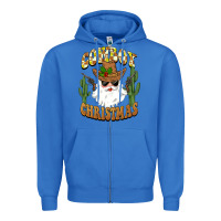 True Royal cowboy christmas santa Zipper Hoodie - BarkalooDesign