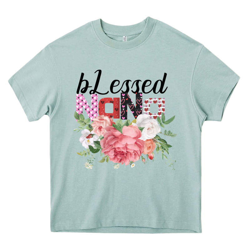 Blessed Nana Gifts For Nana Or Grandma Heavy Core Tee by Bettercallsaul | Teevron